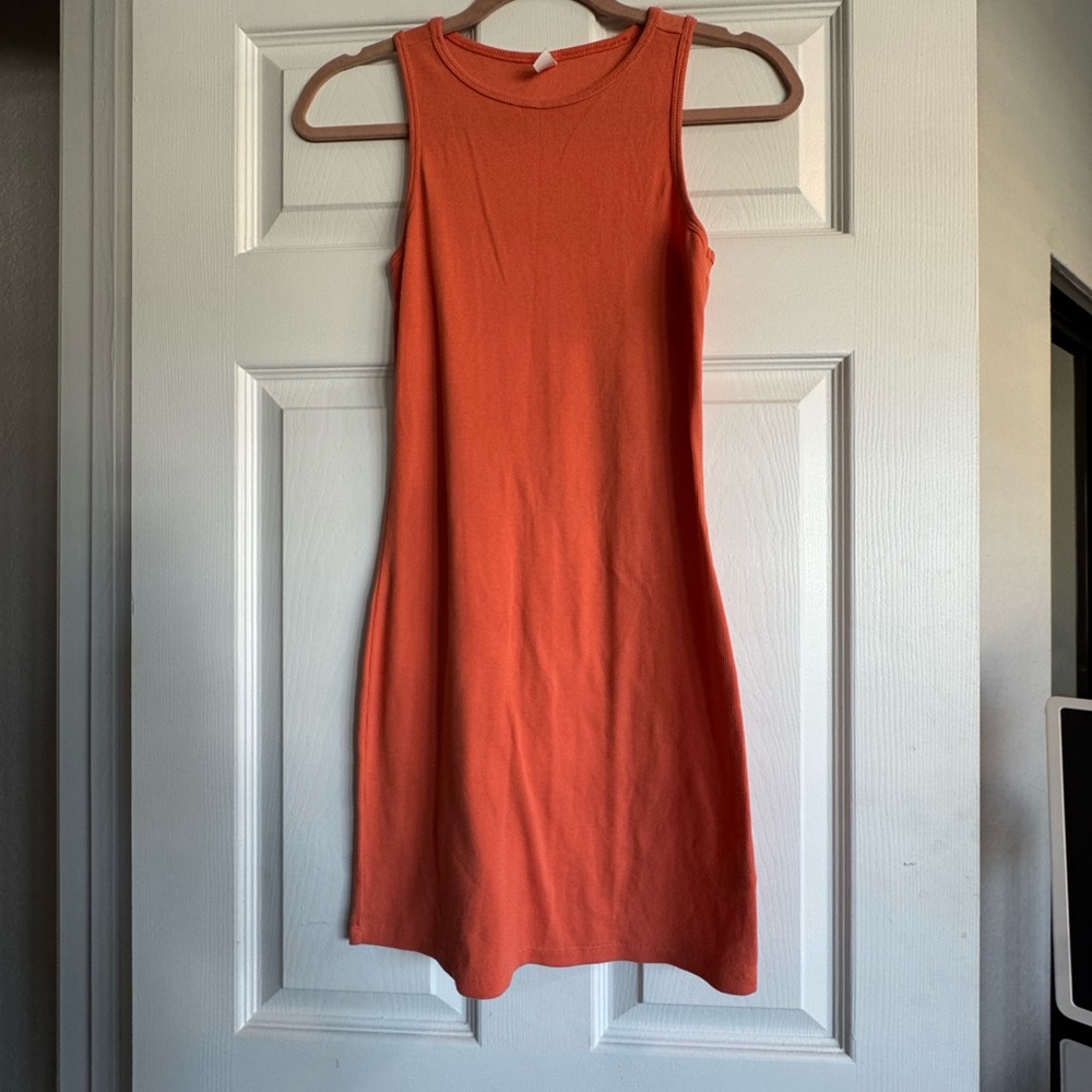BP Sleeveless Tangerine Mini Dress